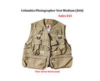 Sale- Columbia Photo Vest