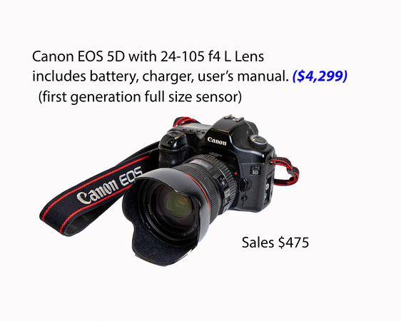 Sale- Canon 5D with 24-105 lens