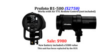 Sale- Profoto B1-500-R1